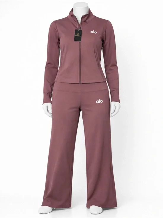 Mauve Activewear Set (Inspired) – 2 Piece Set - Picture 1 of 5